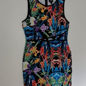 Beautiful multi colored bodycon dress